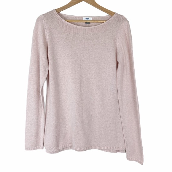 Old Navy Sweaters - Old Navy Pale Pink Knit Sweater A7-968